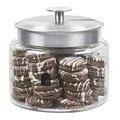 Glass Cookie Jar - Chocolate Covered Oreos (48 Oz.)